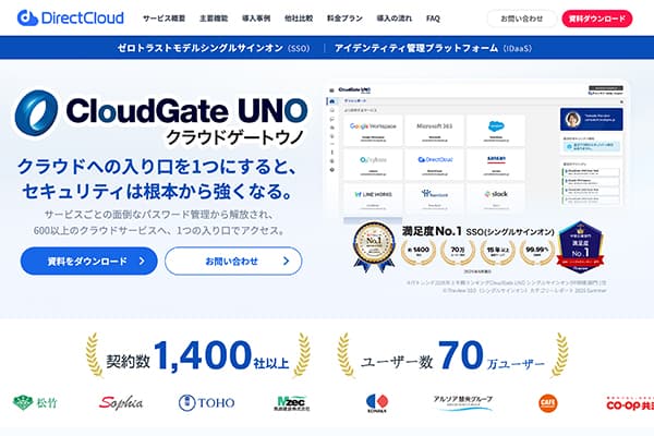 【製品紹介】「DirectCloud.jp」で<br/>CloudGate UNOが紹介されました