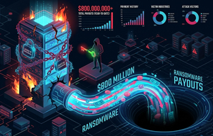 2025年のランサムウェア身代金支払額、8億ドルを突破